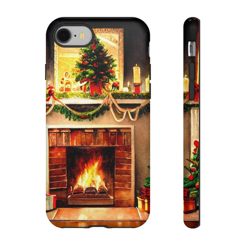 Warm Chirstmas Hearth - Impact Resistant Phone Case iPhone 8 Matte